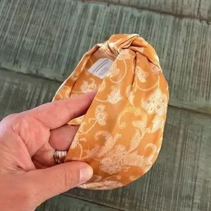 NWOT Anthropologie Deepa Elida Handmade Head Wrap Anthropologie | Accessories | Anthropologie Knotted Scarf  main image 3